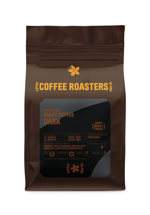 Greek Coffee Dark Roast préemballé 250g