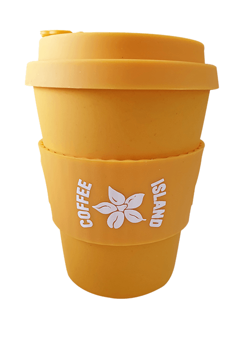 Ecoffee Yellow Reusable Cup 12oz